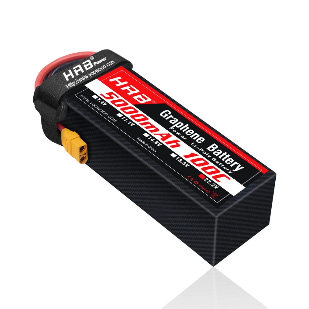 1 adet HRB 22.2V Grafen Pil 6S - 6S Lipo Battery 22.2V 5000Mah incelemesi ve fiyatı